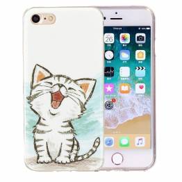  iPhone 7/8/SE 20/22 självlysande skal - Glad kattunge