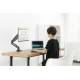 Sinox Office skrivbordsfäste med en skärm med gasfjäder - upp till 32"