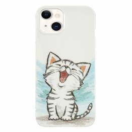  iPhone 13 självlysande skal - Glad kattunge