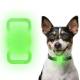 Självlysande AirTag hållare för husdjur i silikon - Grön