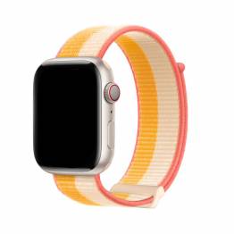 DUX DUCIS Apple Watch loopback-rem 42/44/45 mm - gul, vit och orange
