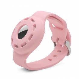 AirTag -armband för barn i silikon - Rosa