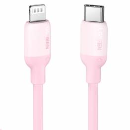 Ugreen MFi USB-C för Lightning-kabel - 1m - Rosa