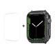 Enkay Apple Watch 7 kolfiberskydd och skärmskydd - 45mm