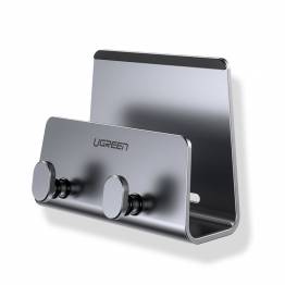 Ugreen iPhone och nyckelhållare i aluminium för väggen - Space grey