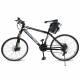 Vattentät cykelväska för sadelstolpe med flaskhållare - 1,5l