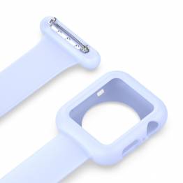  Apple Watch-rem i silikon för sjuksköterskor 38/40/41mm - Ljusblå