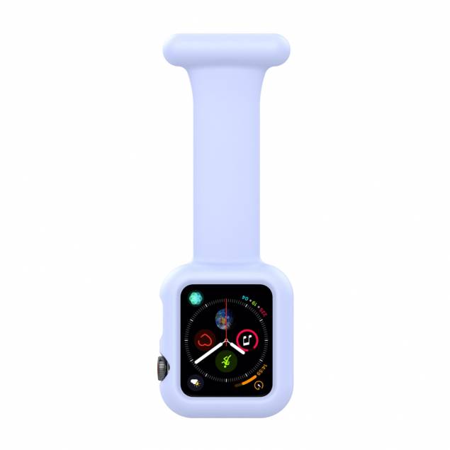 Apple Watch-rem i silikon för sjuksköterskor 38/40/41mm - Ljusblå
