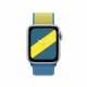 Apple Watch loopback-rem 38/40/41 mm - Blå och gul