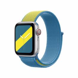 Apple Watch loopback -rem 42/44/45 mm - Blå och gul