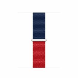  Apple Watch loopback -rem 42/44/45 mm - Röd, vit och blå