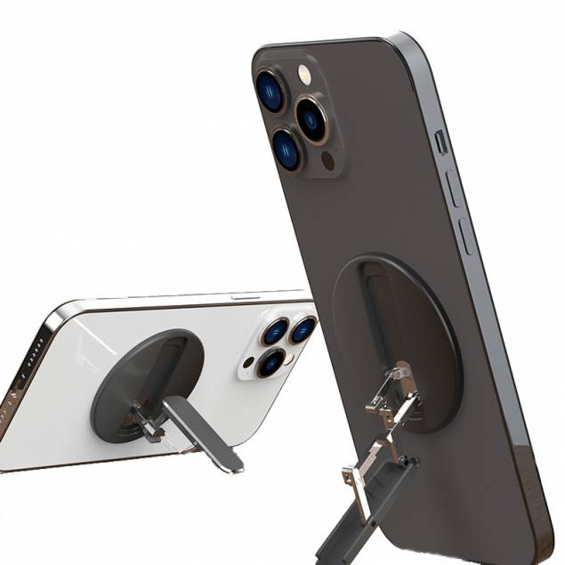 Magnetisk 360° stativ för iPhone 12 och 13 - Svart