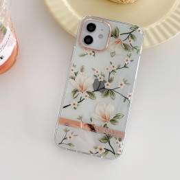  iPhone 11 Pro skal med blommor - Magnolia