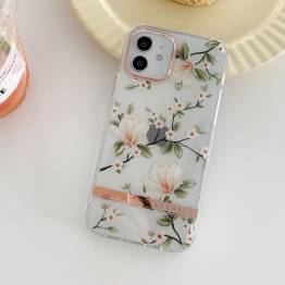  iPhone 13 Pro Max skal med blommor - Magnolia