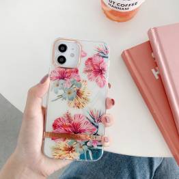  iPhone 11 Pro skal med blommor - Hibiscus