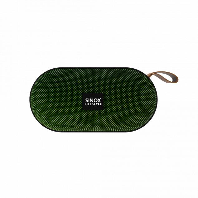 Sinox Lifestyle Travel Bluetooth-högtalare med FM-radio - Grön