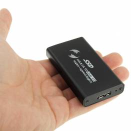  mSATA SSD-hårddiskhållare med USB 3,0