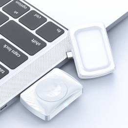  2-i-1 laddare för Apple Watch och AirPods 2/3/Pro med USB-C - Vit