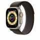 Nylon Loop rem för Apple Watch Ultra och Watch 44/45mm - Svart