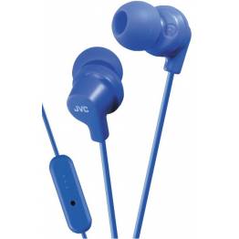  JVC in-ear hörlurar med fjärrkontroll och mikrofon - Blå