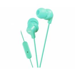 JVC in-ear hörlurar med fjärrkontroll och mikrofon - Mintgrön