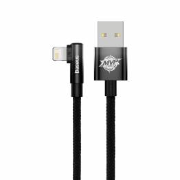  Baseus MVP robust USB till Lightning-kabel med vinkel - 1m - Svart