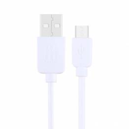  Haweel hållbar USB till Micro USB-kabel i svart eller vit