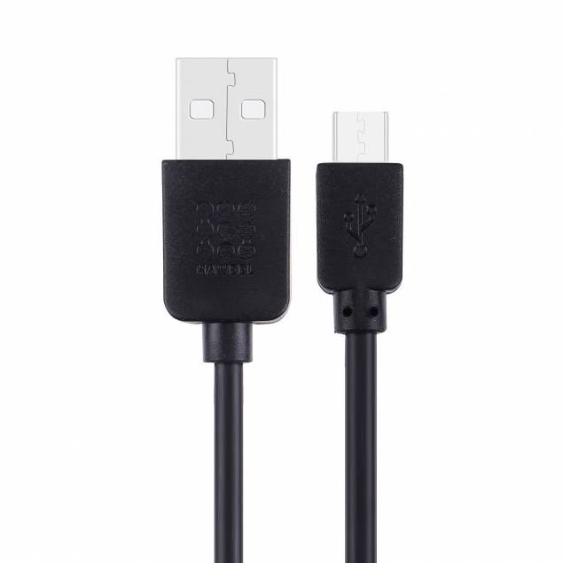 Haweel hållbar USB till Micro USB-kabel i svart eller vit