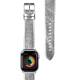 METALLIC LEATHER Apple Watch 38 / 40 / 41 mm rem - Silver (38/40Mm)