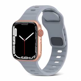  Sportrem i silikon för Apple Watch Ultra och 42/44/45mm - Gråblå