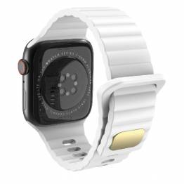 Silikonrem för Apple Watch Ultra och 42/44/45 mm - Vit