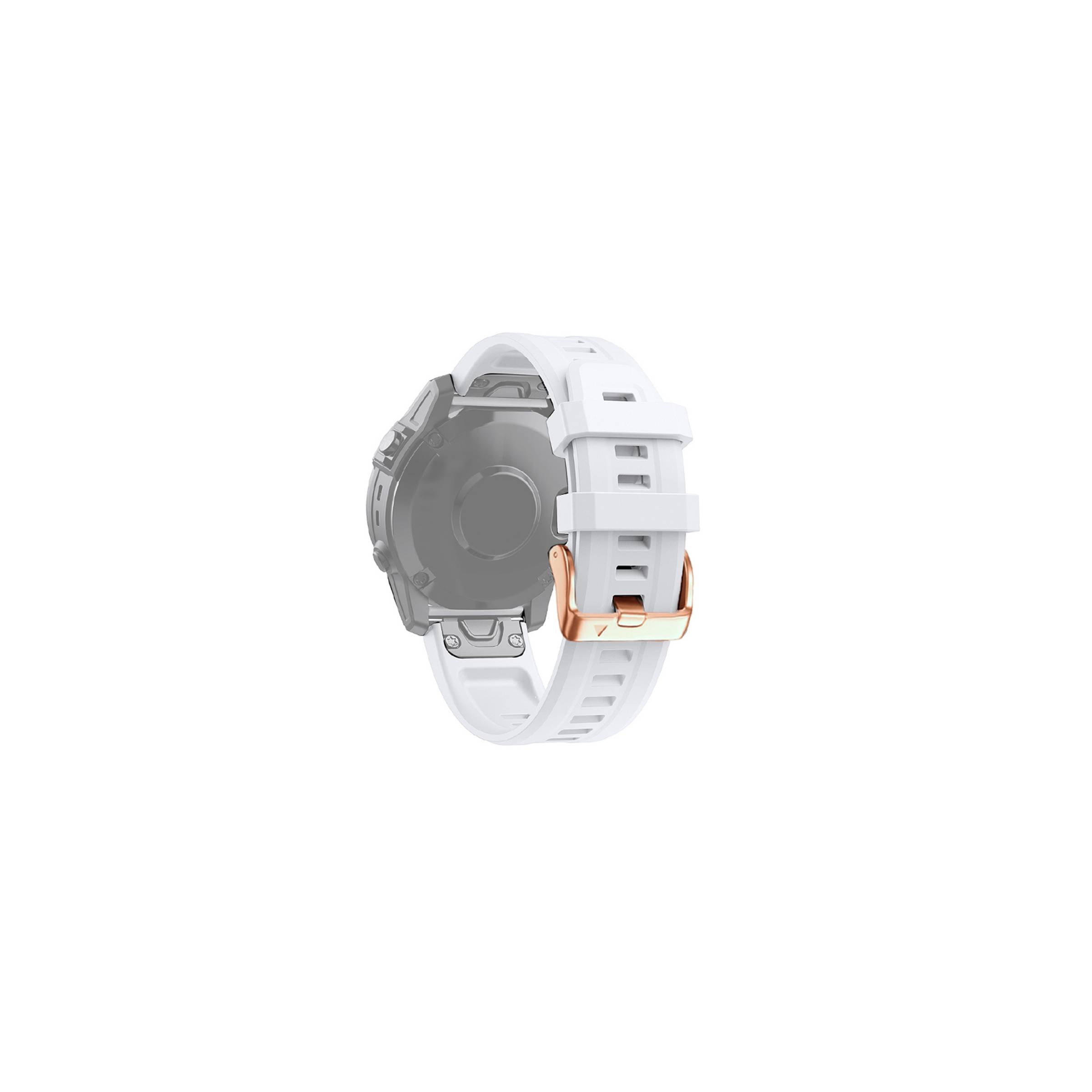 Silikonrem För Garmin Fenix ââââ7s / 6s / 5s 20mm Vit