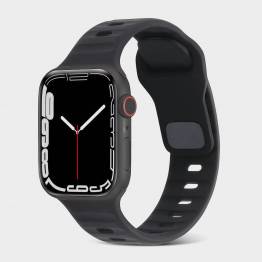  Sportrem I silikon för Apple Watch Ultra och 42/44/45 - Svart