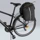 Cykelväska för bagagehållare med sidofack, regnskydd och bärrem - 35l