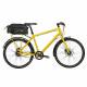 Cykelväska för bagagehållare med sidofack, regnskydd och bärrem - 9l