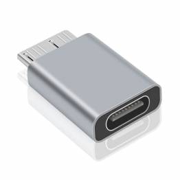 USB-C hona till USB 3.0 Micro B-adapter för extern hårddisk/SSD