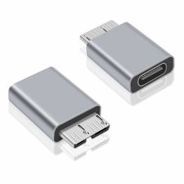  USB-C hona till USB 3.0 Micro B-adapter för extern hårddisk/SSD