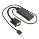 VGA till HDMI-adapter med USB för ström ...