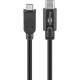 Goobay USB-C till MicroUSB-kabel - 1m