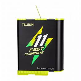Telesin Fast Charge batteri för GoPro Hero 9/10/11 - 1750mAh