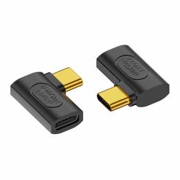 USB-C-adapter med L-vinkel - 240W / 40Gbps / 8K