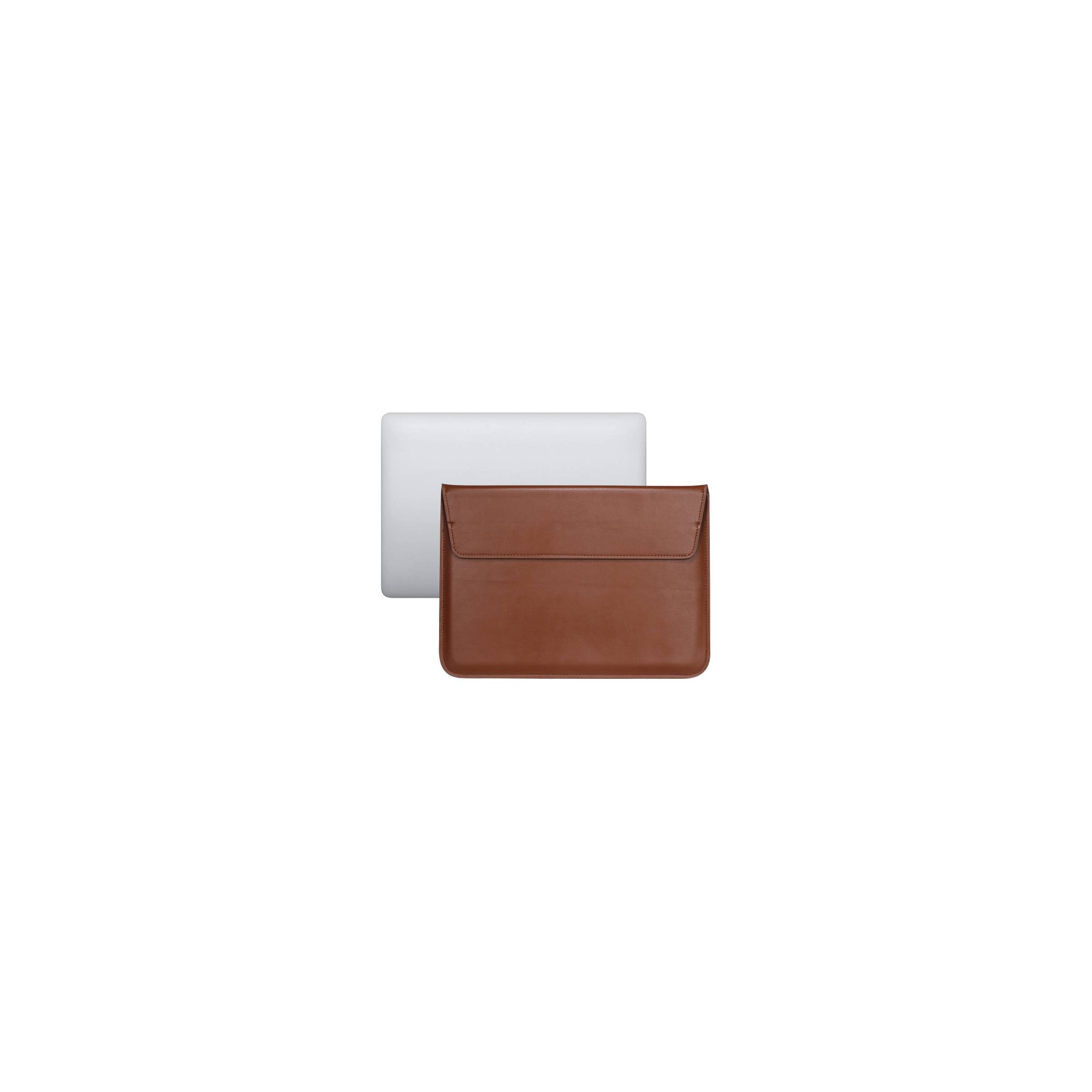 Ultra Tunt Sleeve I Konstlader För 15 4  " Macbook Brun
