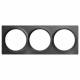 Fibaro Triple Cover Plate Anthracite