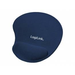 LogiLink Ergonomisk musmatta med handledsstöd - Blå