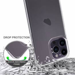  Skyddande iPhone 15 Pro Max skal - Genomskinlig