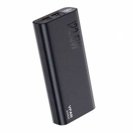 VFan powerbank 2x USB och 1x USB-C - 20.000mAh - 22,5W PD