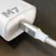 M7 tålig Mac / iPhone / USB-C PD 100W laddningskabel - vit - 2m