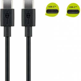  USB-C data- och laddningskabel 60W från Goobay - 1m - Svart