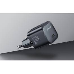  Joyroom nano 20W USB-C PD QC laddare med Lightning-kabel - Svart