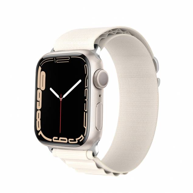 DUX DUCIS Apple Watch nylon looprem 38/40/41mm - Starlight vit
